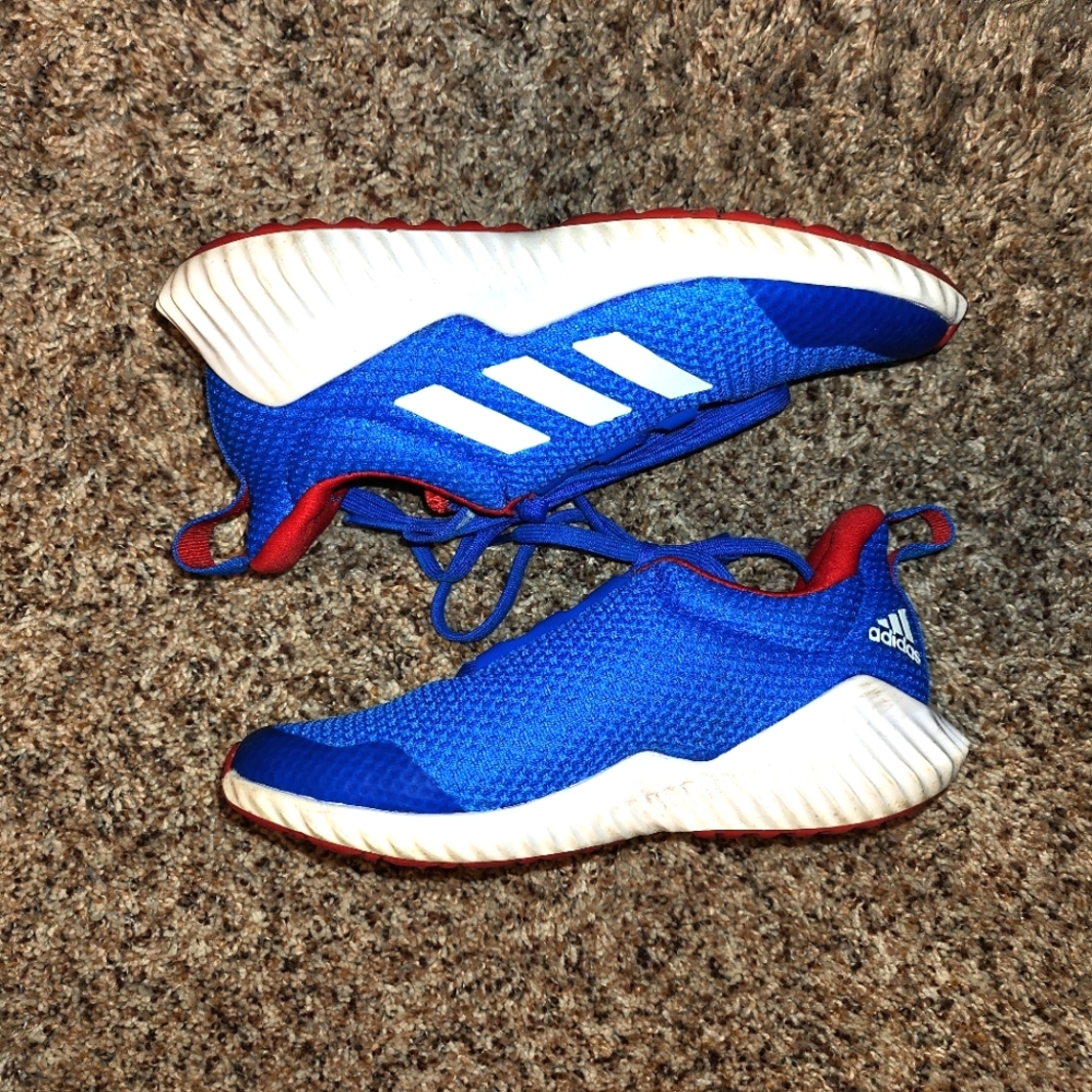 Adidas Forta Run Kids Shoes Sneakers Size 1.5 Blue, Red, White Running Shoes